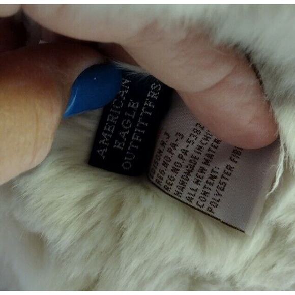 GUND Polar Bear Plush 18” Cream White Stuffed Animal American Eagle Outfitters - Picture 8 of 9